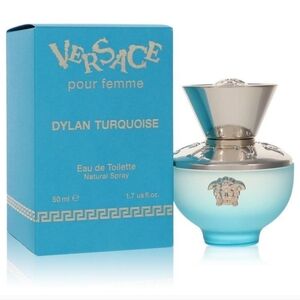 NEW, SEALED! Versace Dylan Turquoise Eau De Toilette 1.7oz/50mL